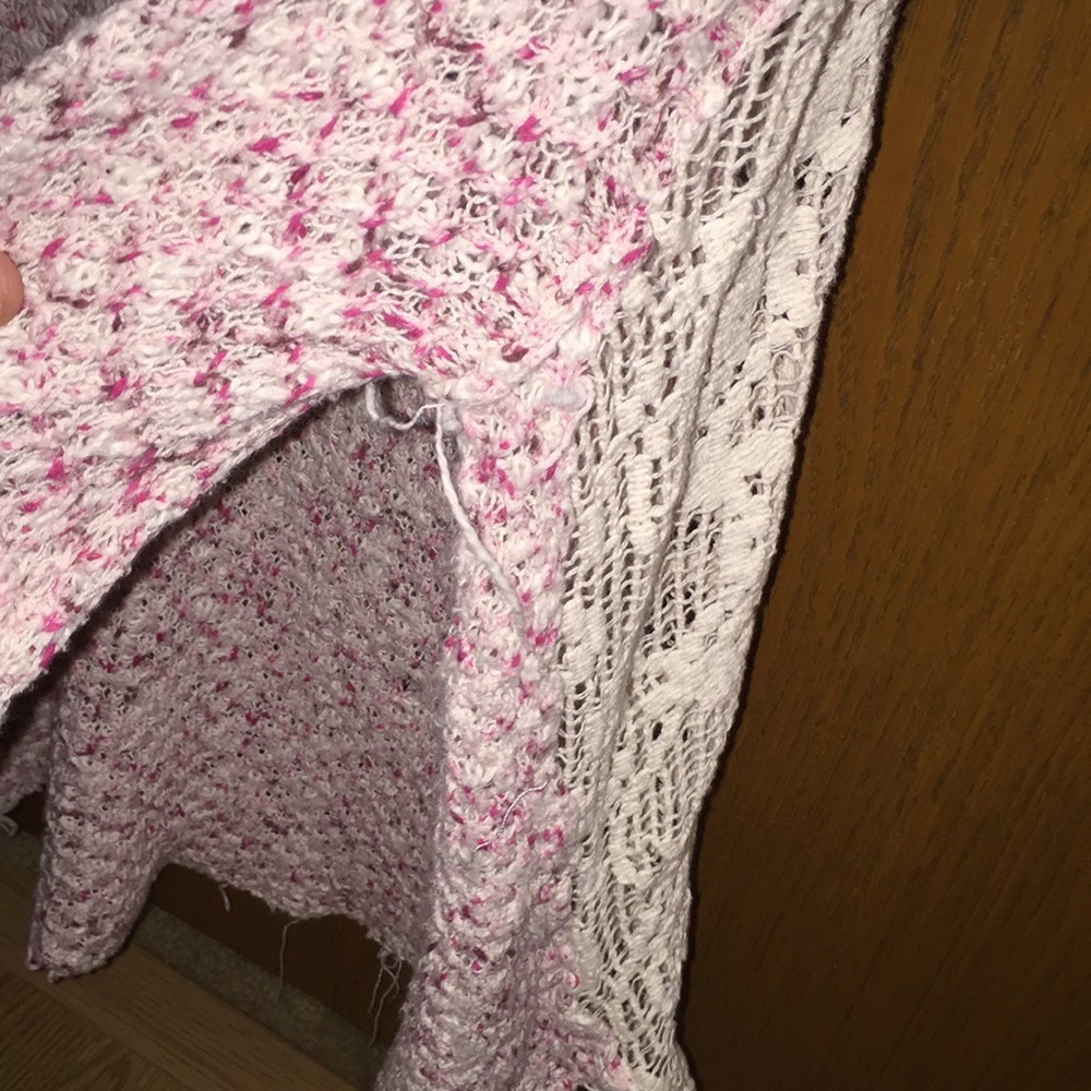 Free People lace long sleeve sweater - Picture 6 of 8